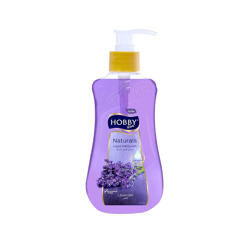 Hobby Lavender Liquid Hand Wash, Moisturizing Cleanser, 400ml