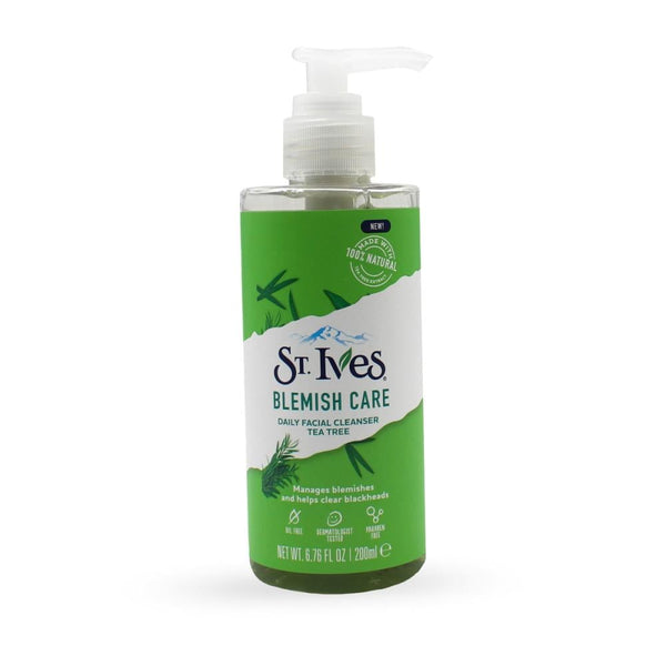Facial Cleanser for Blemish Prone Skin Deep Cleaning Formula St Ives 200ml