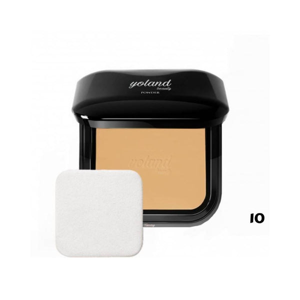 Yolande Beauty Pressed Cream Foundation Powder Vitamin E Matte Finish 10g
