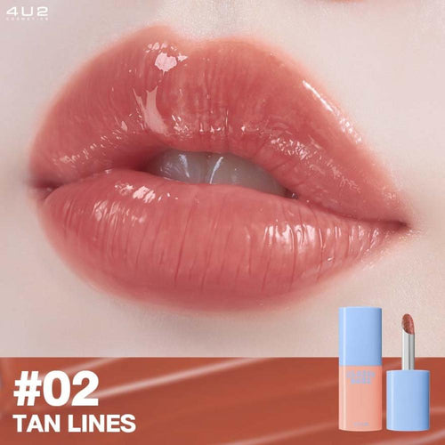 4U2 Glassy Babe Lip Gloss 02 Tan Lines 4g