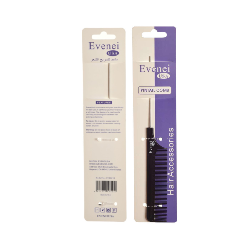 Evenei Hair Styling Comb EV8021B with Flexible Scalp Massage