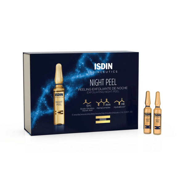 Exfoliating Ampoules Night Peel Skin Renewal Treatment ISDIN 10x2ml