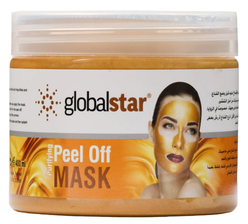 Gold Infused Peel Off Face Mask for Radiant Skin - Global Star - 400ml