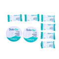Solo Go Compressed Disposable Bath Towels Plant Fiber 9 Pack