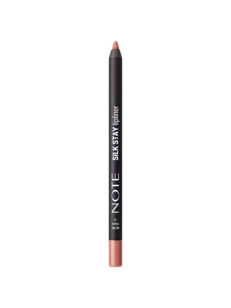 Best Lip Liner 2022 Silk Stay Muted Peach 01 NOTE 1.2g