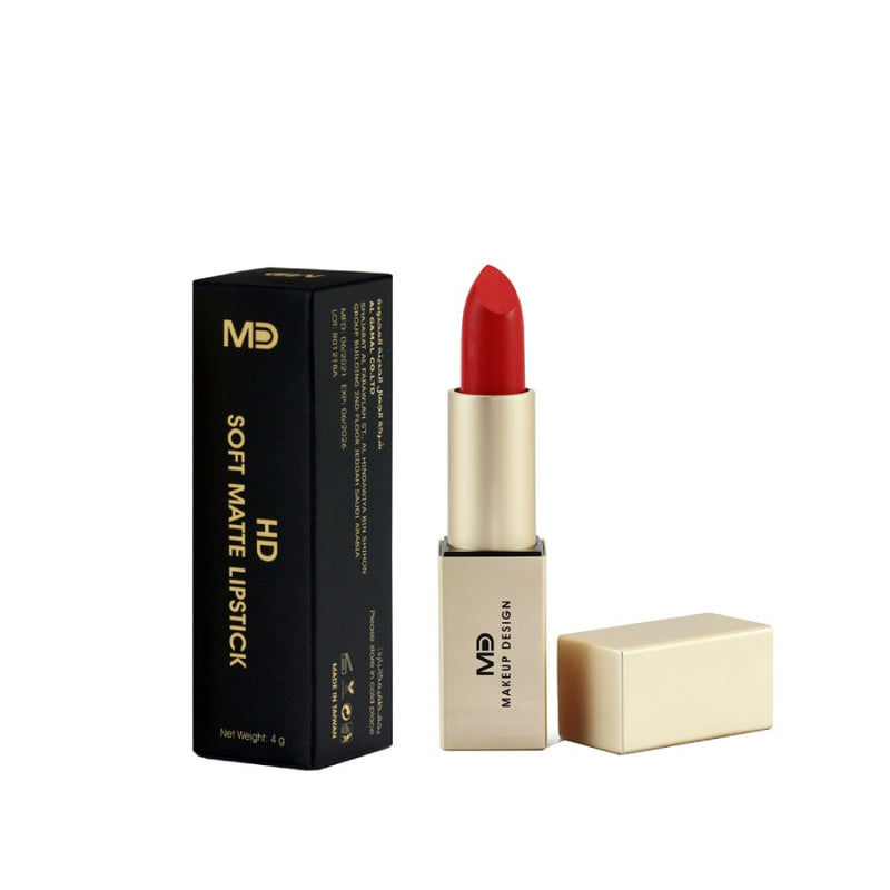 MD Soft Matte Cream Lipstick L014, 4g, Long-Lasting Pigmented