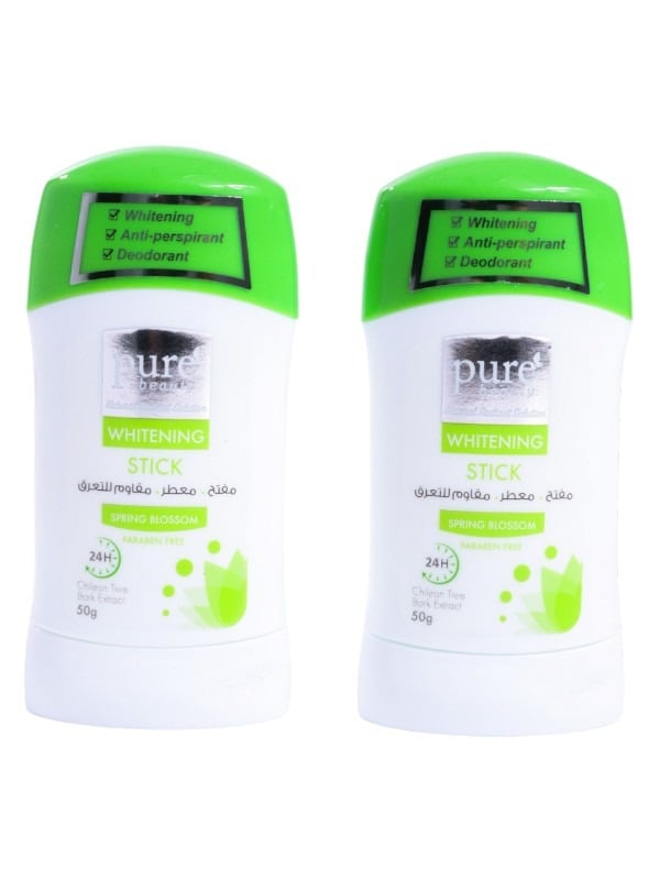 Pure Beauty Spring Flower Antiperspirant Stick - 2 x 50g