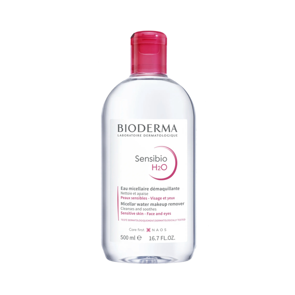 Bioderma Sensibio H2O Micellar Water, Sensitive Skin Cleanser, 500ml