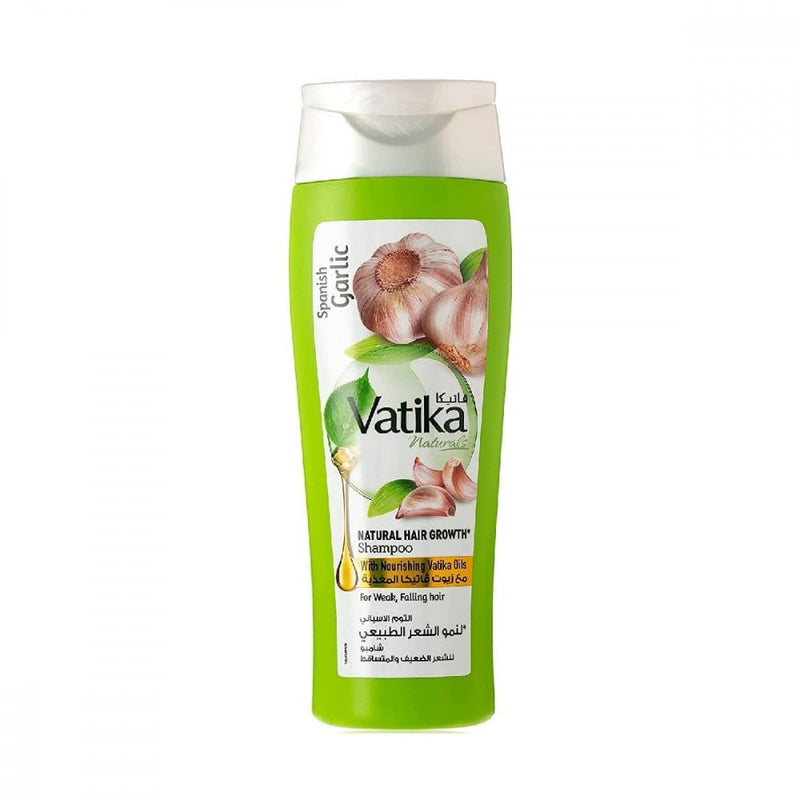 Vatika Spanish Garlic Shampoo for Hair Strengthening and Growth, 200ml