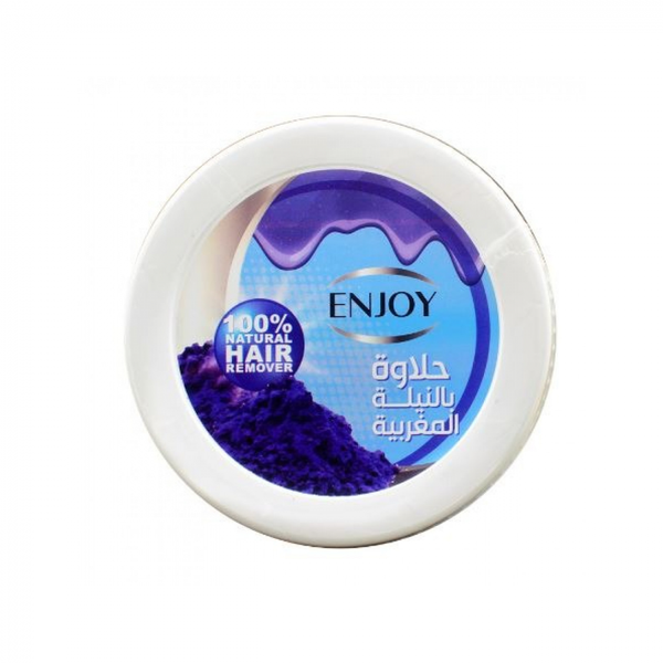 Enjoy Hair Removal Wax with Moroccan Indigo, Smooth Skin, 400g