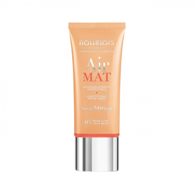 Bourjois Air Mat Foundation 03 Light Beige 24-Hour Wear Full Coverage 30ml