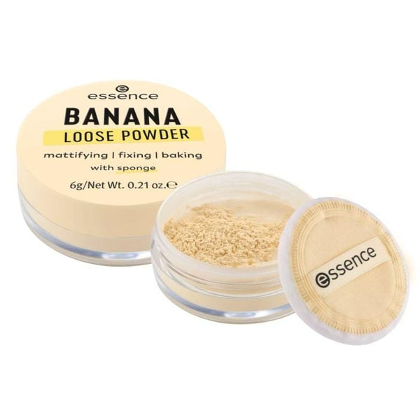 Essence Banana Setting Powder - Oil-Absorbing, Color-Correcting, Matte Finish
