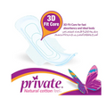 Private Maxi Super Large Sanitary Pads with Wings 50 Count