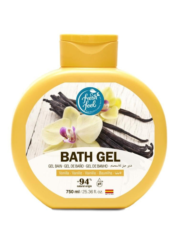 Fresh Feel Vanilla Shower Gel - 750ml