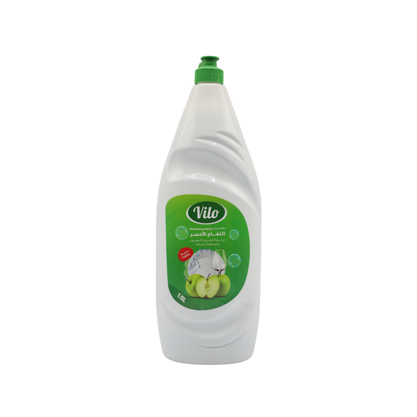 Velo Dishwashing Liquid, Green Apple Scent, 5.1 Liter, Concentrated