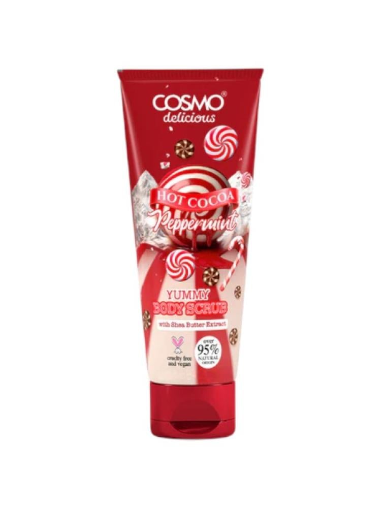 Cosmo Hot Cocoa Peppermint Body Scrub 275ml