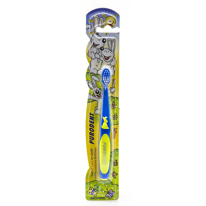 Kids Electric Toothbrush Gentle Plaque Removal Fun Design Purodent 1 Unit