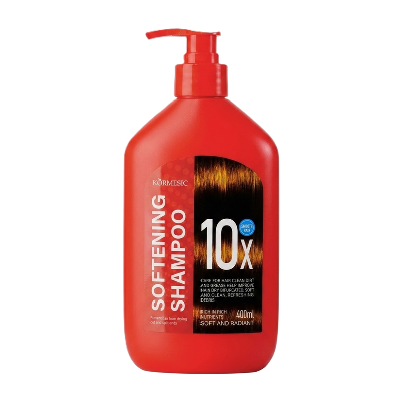 Shampoo Oily Hair Softening 10X Smooth Formula Kormesic 400ml