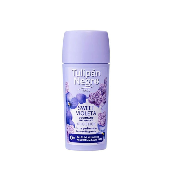 Tulipan Negro Sweet Violet Stick Deodorant, Aluminum-Free, 75ml