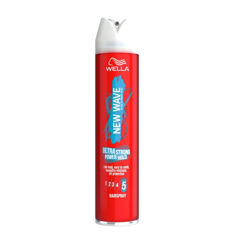 Strong Hold Hair Spray Power Finish Formula New Wave 250ml