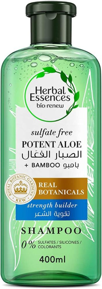 Herbal Potent Shampoo Aloe Bamboo Strength 400ml