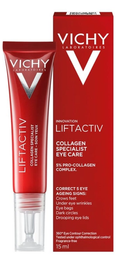 Vichy Liftactiv Collagen Specialist Eye Care Cream Anti Ageing 15ml