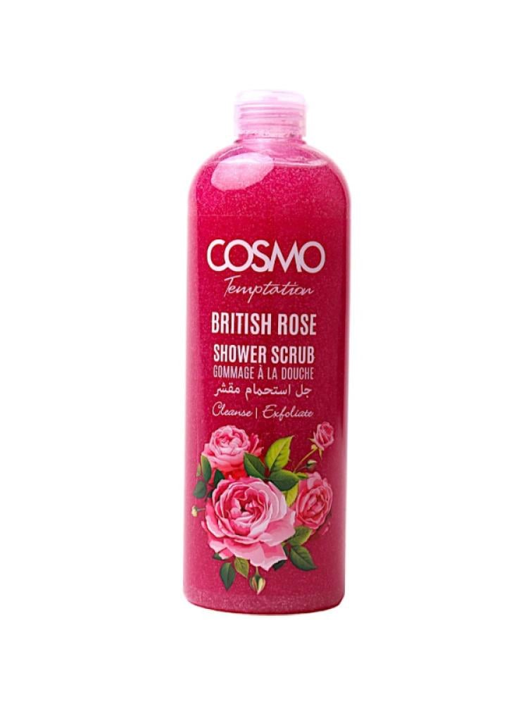 Shower Body Scrub British Rose Exfoliating Cosmo 1000ml