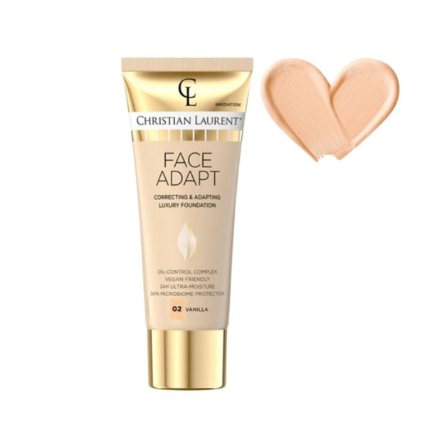 Christian Laurent Face Adapt Foundation 02 Vanilla Medium Coverage 30ml