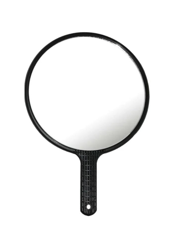 Salon System Round Makeup Mirror with Handle