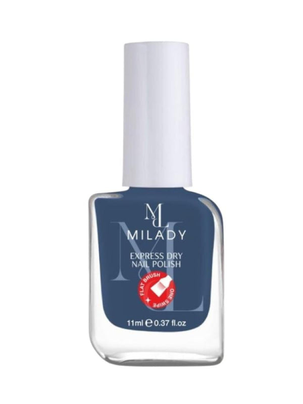 Milady Nail Polish 589 Navy Blue Glossy Finish 11ml