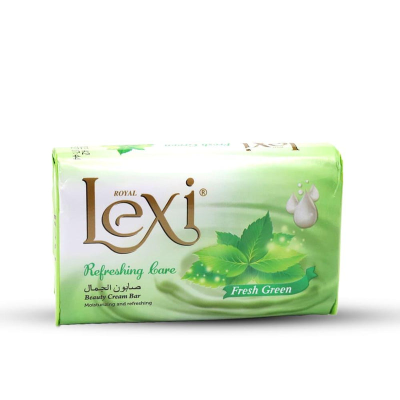 Natural Bar Soap Fresh Green Moisturising Royal Lexi Beauty Cream Bar 175g