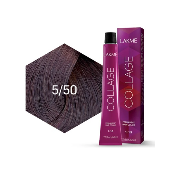 Lakme Permanent Hair Color Light Mahogany Brown 5.50 60ml