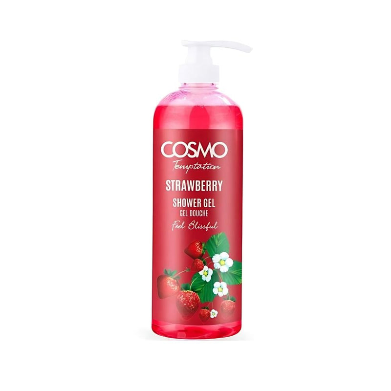 Cosmo Strawberry Shower Gel Moisturizing Body Wash 1000ml