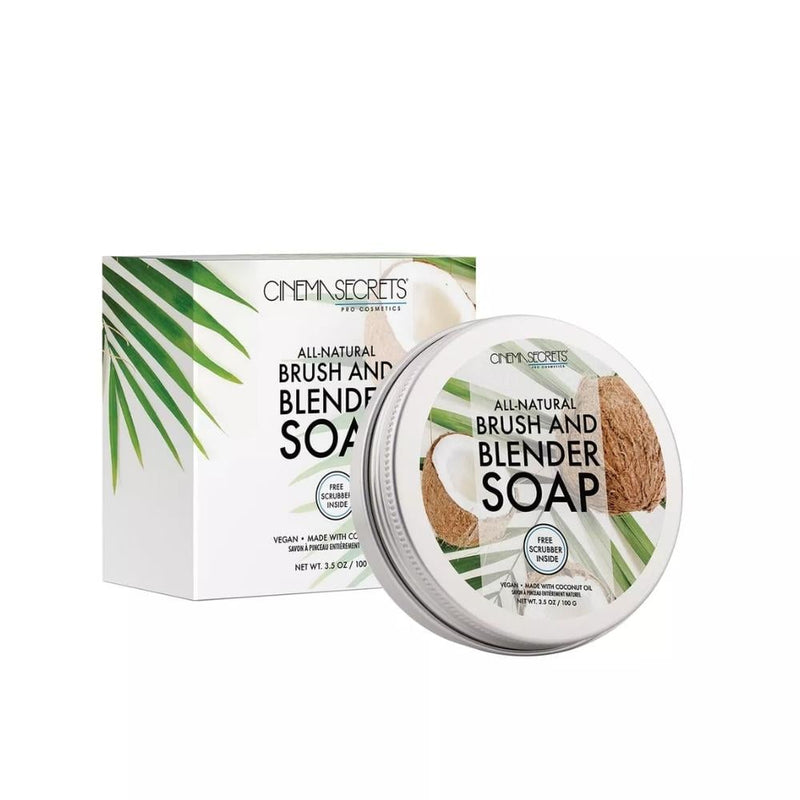 Cinema Secrets Makeup Brush and Tool Cleaning Soap with Coconut Oil, 100g