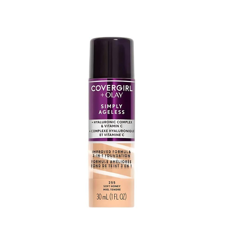 Covergirl Simply Ageless 3-in-1 Liquid Foundation, Soft Honey, 30ml