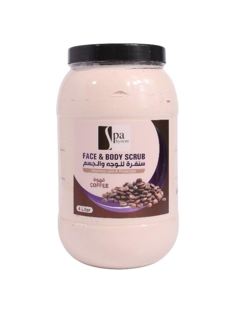 Spa System Face and Body Scrub with Fine Exfoliating Beads - 4 Litres