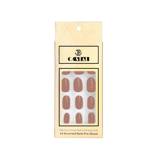 Castal B25 Self-Adhesive Artificial Nails 24 Count