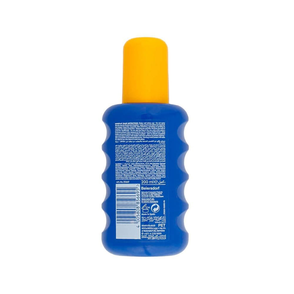 Nivea Sun Protect & Moisture Spray SPF 50 Sunscreen Hydrating 200ml