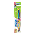 Kids Toothbrush Ultra Soft Ergonomic Handle Tongue Cleaner Estera 1-Pack