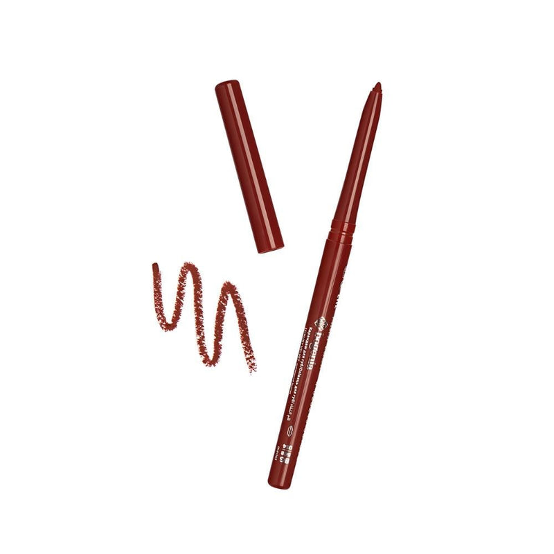 Bogenia Luxury Velvet Lip Liner 014 Merlot Long-Lasting Pencil