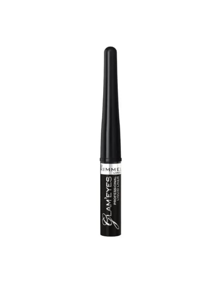 Rimmel London Glam'Eyes Professional Liquid Eyeliner 001 Black