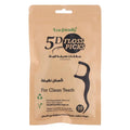 Dental Floss Picks Eco Friendly 5D White 50 Pcs