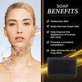 Fair and White Anti-Bacterial Black Soap with Cocoa Butter & Vitamin E 200g
