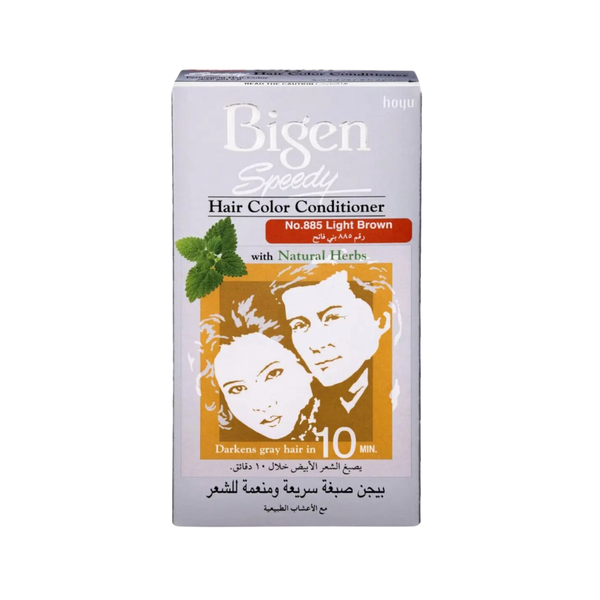 Bigen Herbal Hair Dye Light Brown 885 Ammonia-Free 80g