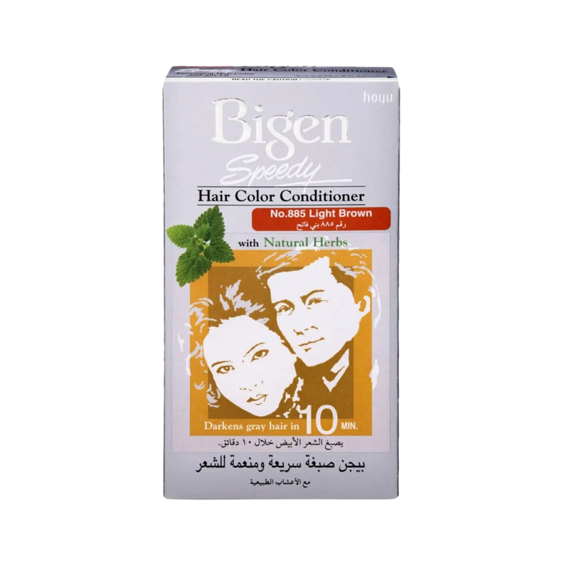 Bigen Herbal Hair Dye Light Brown 885 Ammonia-Free 80g
