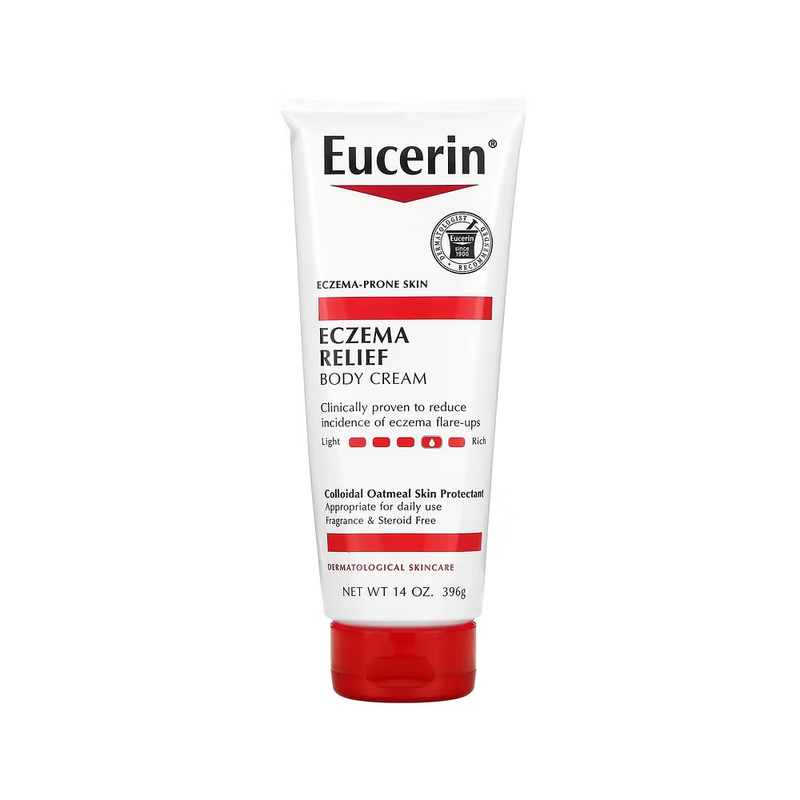 Eucerin Eczema Relief Body Cream for Dry Skin, Fragrance-Free, 396ml