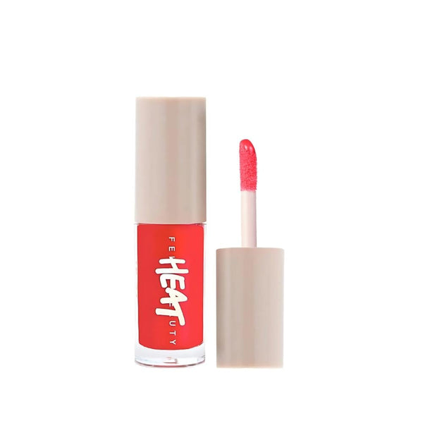 Fenty Beauty Bomb Heat Lip Gloss & Plumper, 01 Hot Cherry, Vitamin E, Shea Butter