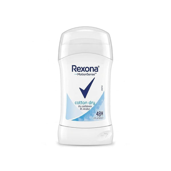 Natural Deodorant Stick Cotton Dry Fresh Protection Rexona 40g