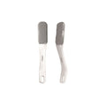 Titania Rectangular Iron Foot File with Angled Grip for Callus Removal
