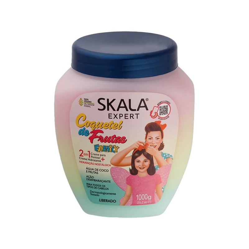 Family Hair Cream 2-in-1 Fruit Cocktail Deep Moisture SKALA 1000g